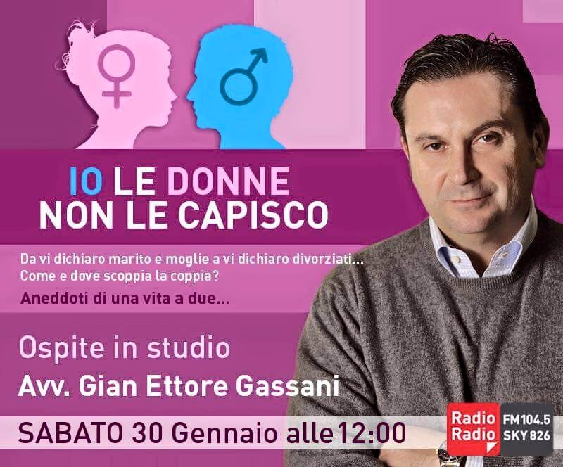 Gian Ettore Gassani ospite a Radio Radio